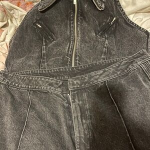 Adidas black denim set